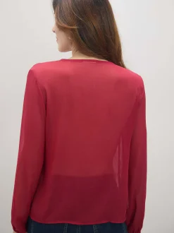 blusa volantes