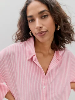 CAMISA RAYAS OVERSIZE