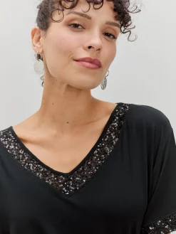 CAMISETA LENTEJUELAS