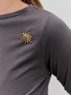 CAMISETA BORDADA ESTRELLAS