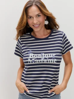 CAMISETA LETRAS FLORES