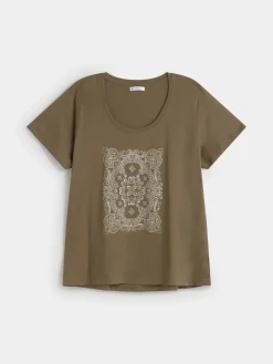 CAMISETA PAISLEY BICOLOR