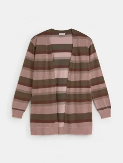 CARDIGAN RAYAS METALIZADAS