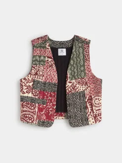 CHALECO ACOLCHADO ESTAMPADO