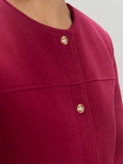 CHAQUETA CUELLO REDONDO
