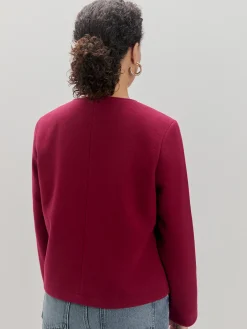 CHAQUETA CUELLO REDONDO