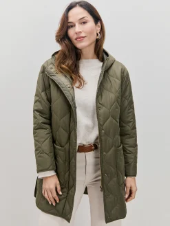 CHAQUETA LARGA ACOLCHADA