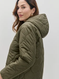CHAQUETA LARGA ACOLCHADA