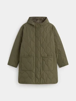 CHAQUETA LARGA ACOLCHADA
