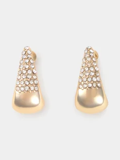 PENDIENTES DORADOS BRILLO