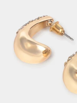 PENDIENTES DORADOS BRILLO
