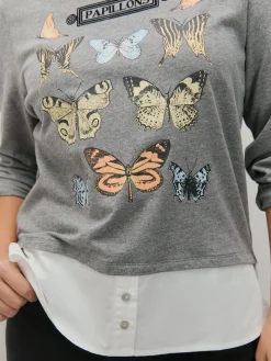 SUDADERA MARIPOSAS