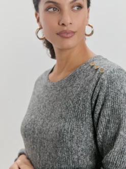 VESTIDO LANOSO PLISADO