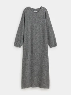 VESTIDO LANOSO PLISADO